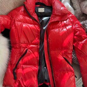 SAM. Vibrant Red Women's Puffer Jacket